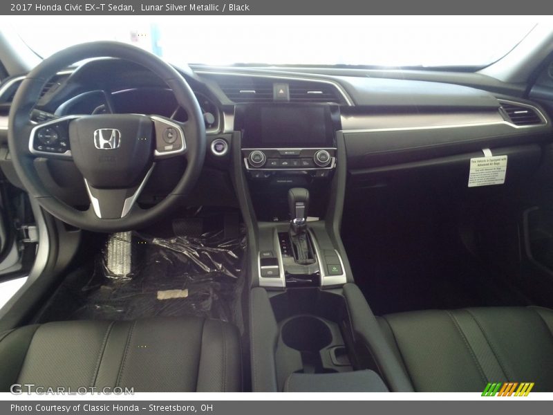 Lunar Silver Metallic / Black 2017 Honda Civic EX-T Sedan