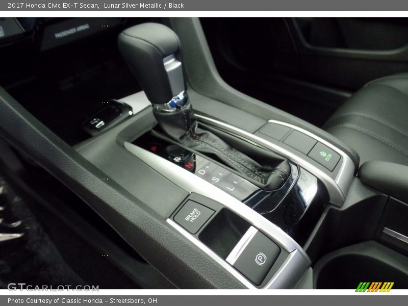 Lunar Silver Metallic / Black 2017 Honda Civic EX-T Sedan