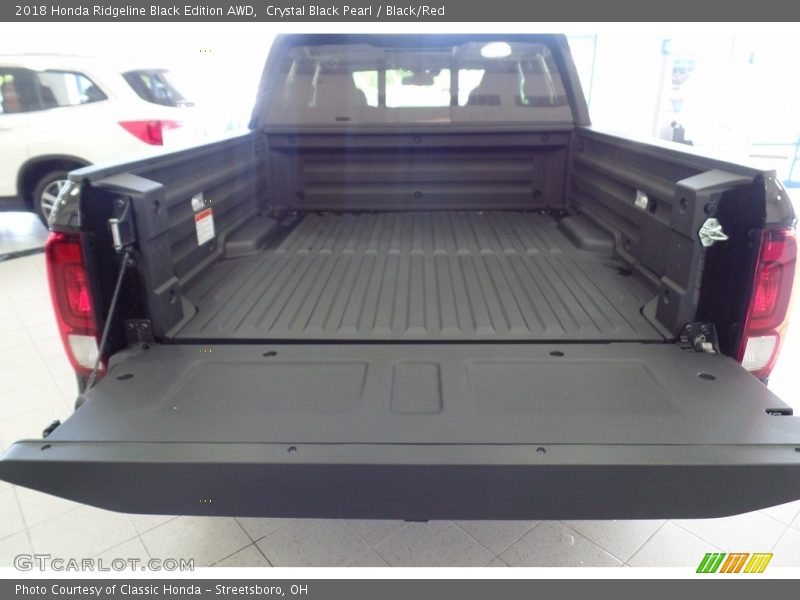 Crystal Black Pearl / Black/Red 2018 Honda Ridgeline Black Edition AWD