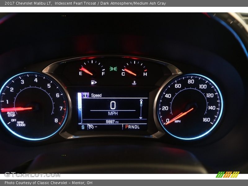 Iridescent Pearl Tricoat / Dark Atmosphere/Medium Ash Gray 2017 Chevrolet Malibu LT