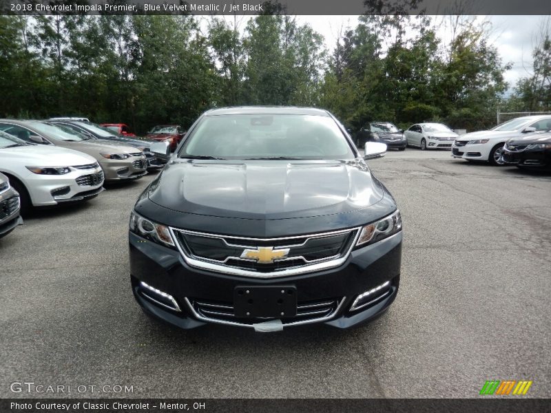 Blue Velvet Metallic / Jet Black 2018 Chevrolet Impala Premier