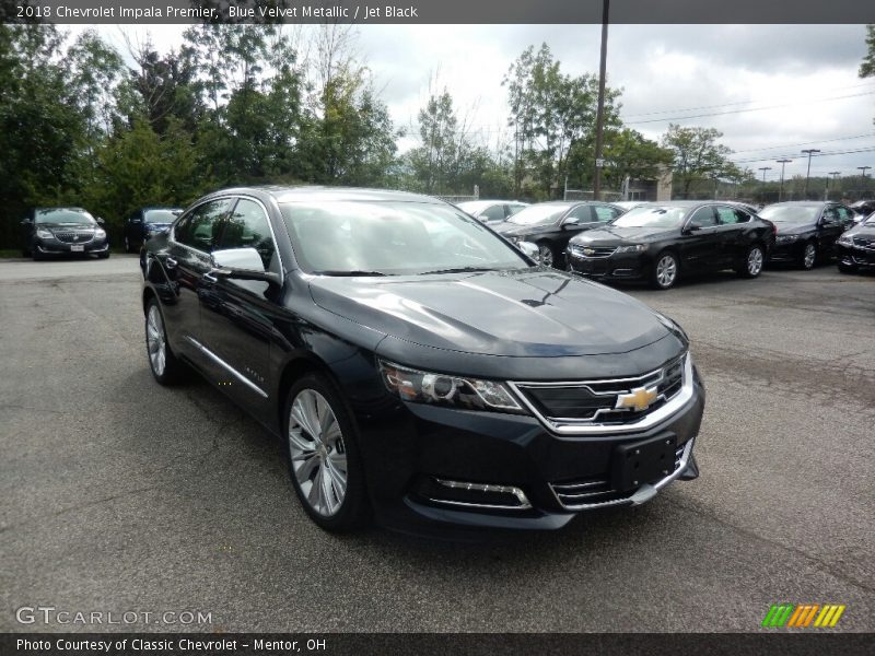 Blue Velvet Metallic / Jet Black 2018 Chevrolet Impala Premier