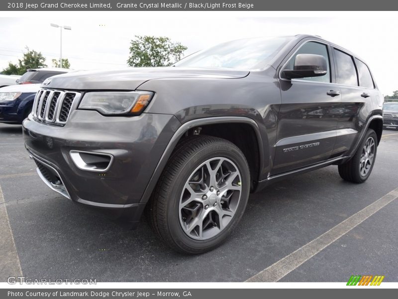 Granite Crystal Metallic / Black/Light Frost Beige 2018 Jeep Grand Cherokee Limited