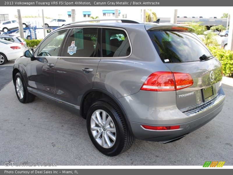 Canyon Gray Metallic / Black Anthracite 2013 Volkswagen Touareg VR6 FSI Sport 4XMotion