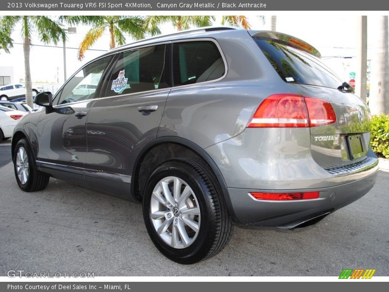 Canyon Gray Metallic / Black Anthracite 2013 Volkswagen Touareg VR6 FSI Sport 4XMotion