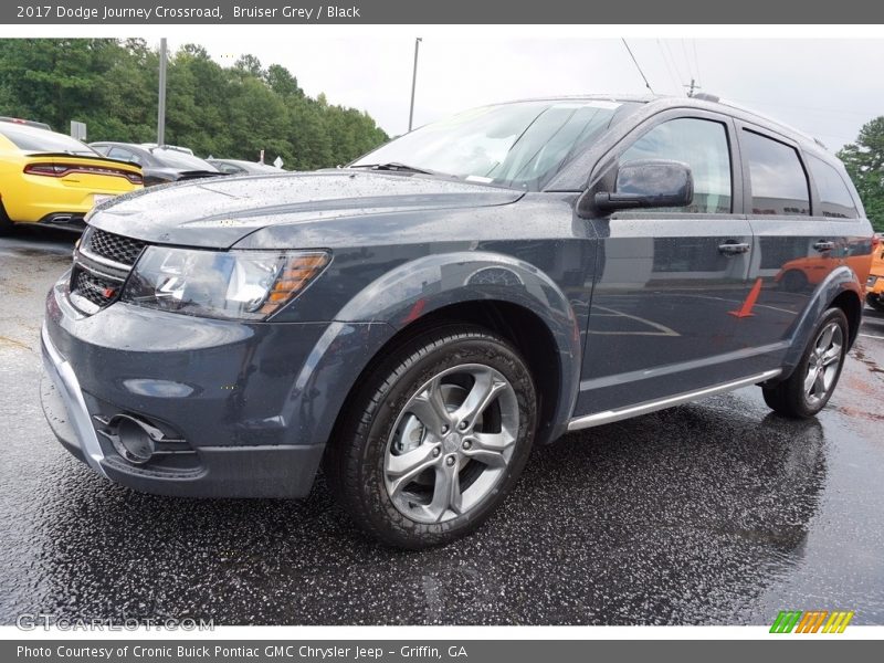 Bruiser Grey / Black 2017 Dodge Journey Crossroad