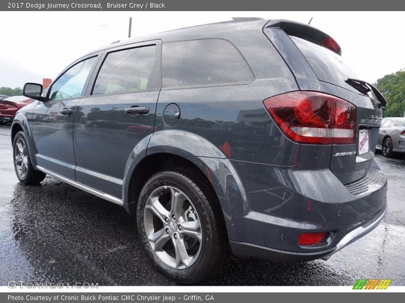 Bruiser Grey / Black 2017 Dodge Journey Crossroad
