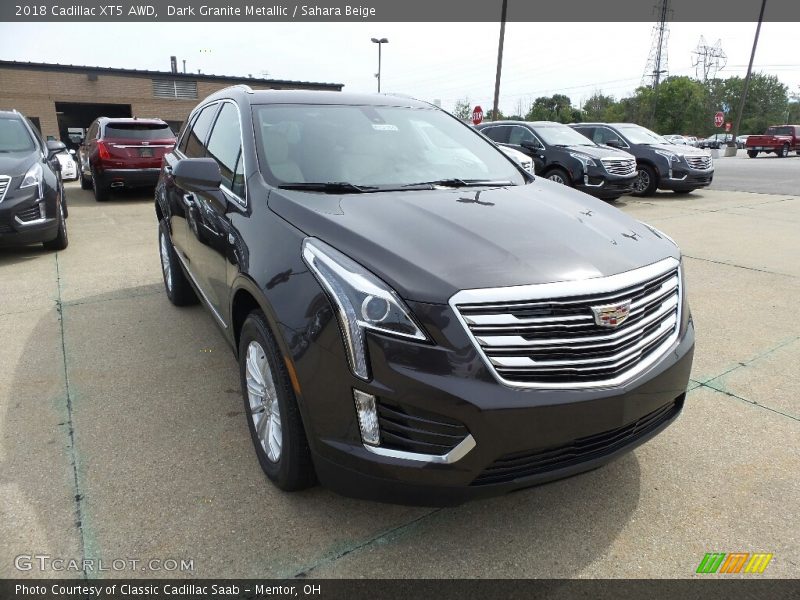 Dark Granite Metallic / Sahara Beige 2018 Cadillac XT5 AWD