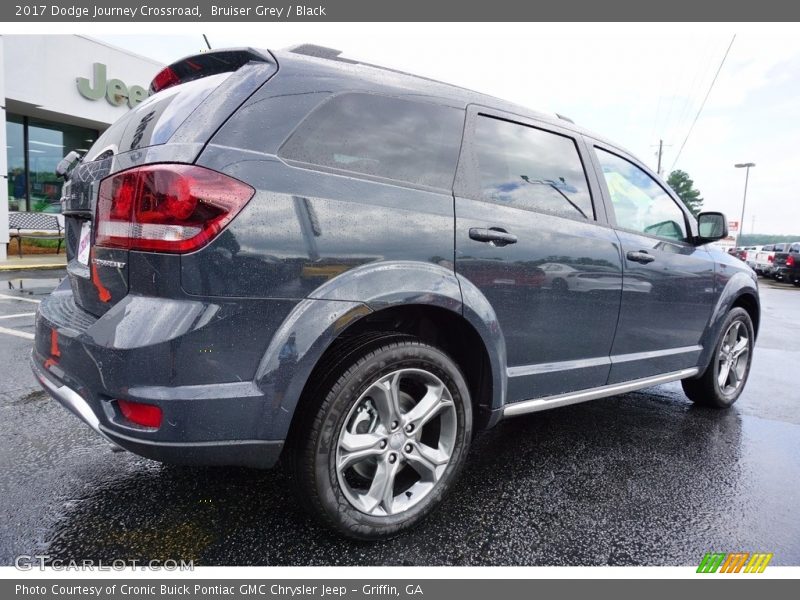 Bruiser Grey / Black 2017 Dodge Journey Crossroad