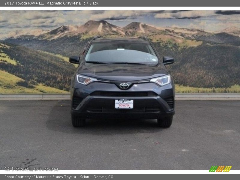 Magnetic Gray Metallic / Black 2017 Toyota RAV4 LE