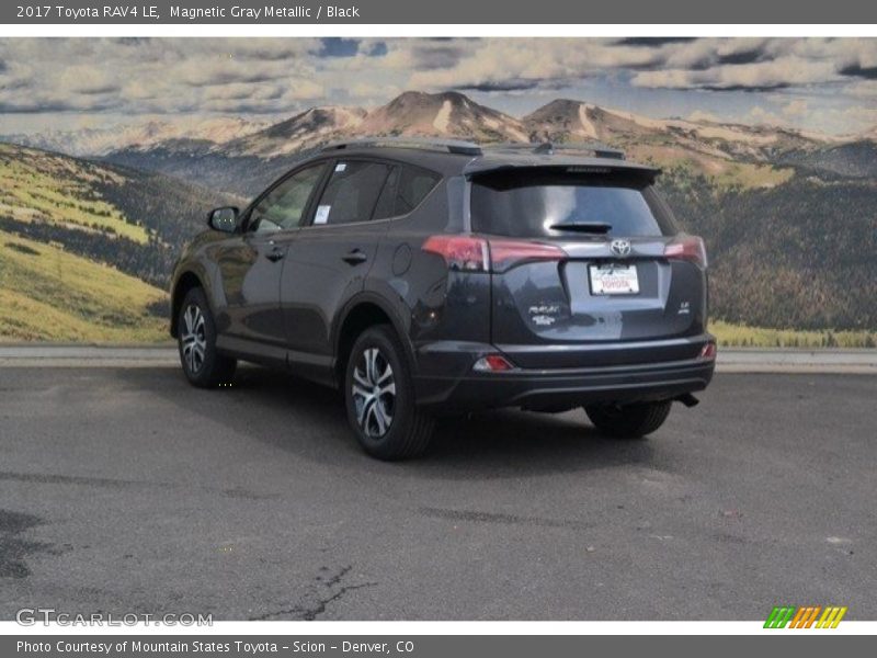 Magnetic Gray Metallic / Black 2017 Toyota RAV4 LE