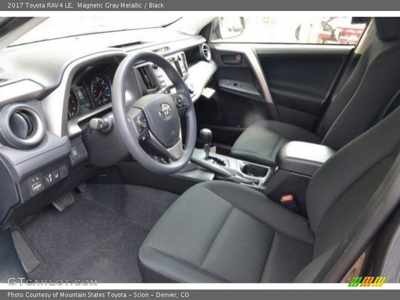Magnetic Gray Metallic / Black 2017 Toyota RAV4 LE