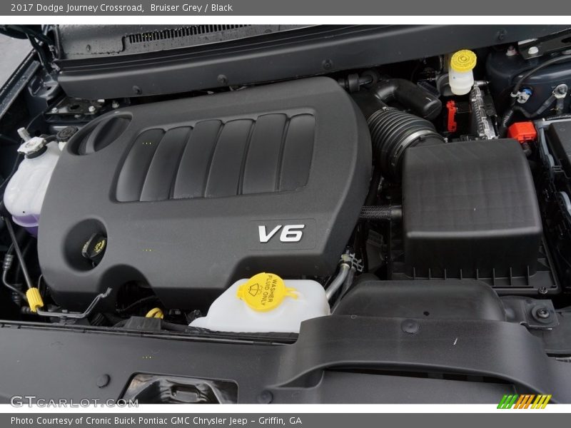Bruiser Grey / Black 2017 Dodge Journey Crossroad