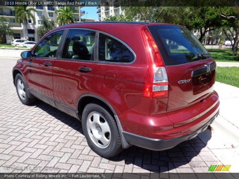 Tango Red Pearl / Black 2010 Honda CR-V LX AWD