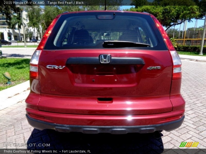 Tango Red Pearl / Black 2010 Honda CR-V LX AWD