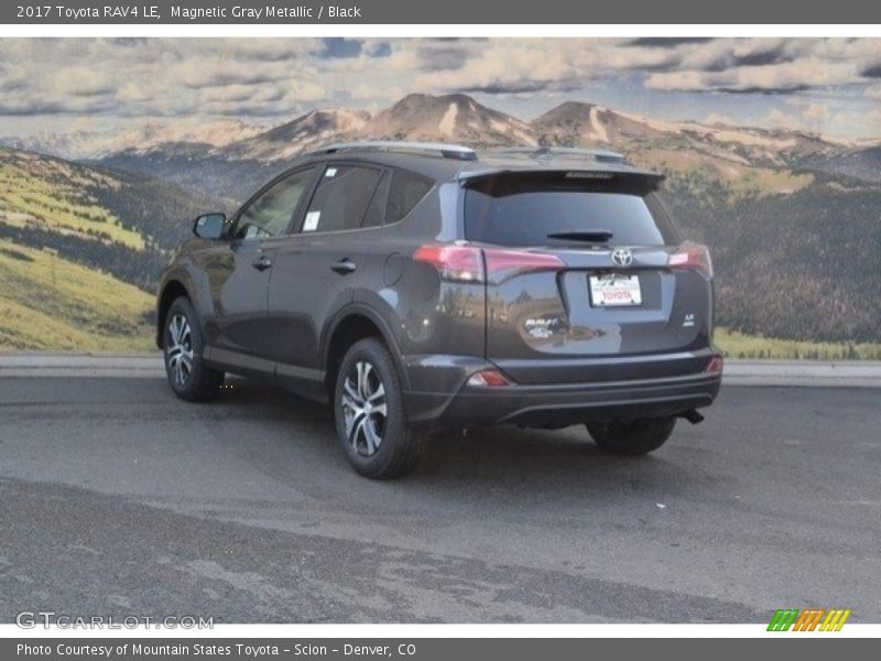 Magnetic Gray Metallic / Black 2017 Toyota RAV4 LE