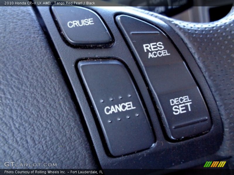 Tango Red Pearl / Black 2010 Honda CR-V LX AWD