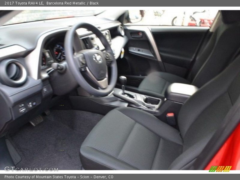 Barcelona Red Metallic / Black 2017 Toyota RAV4 LE