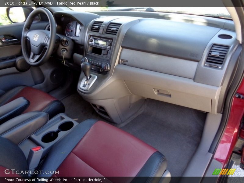Tango Red Pearl / Black 2010 Honda CR-V LX AWD