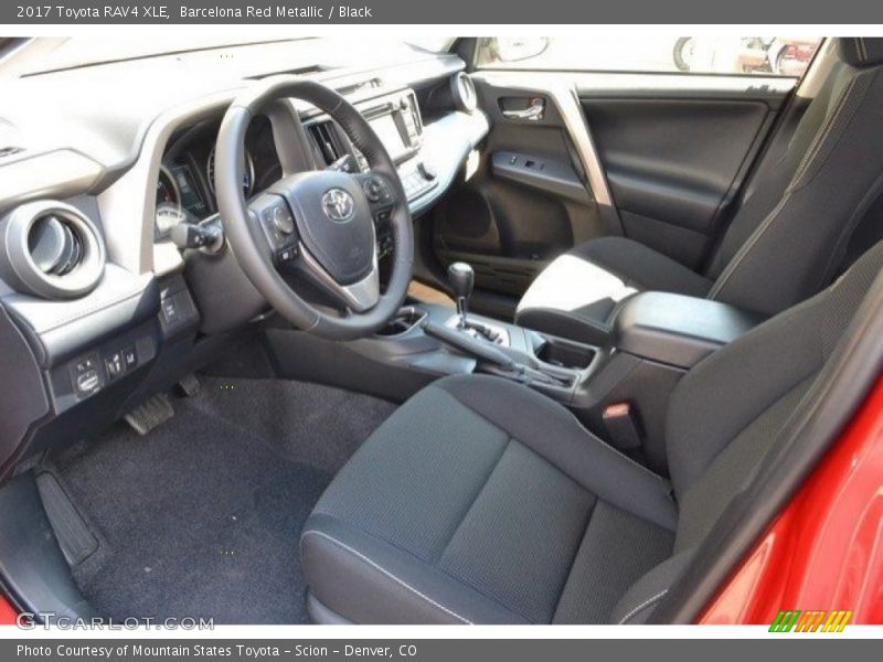 Barcelona Red Metallic / Black 2017 Toyota RAV4 XLE
