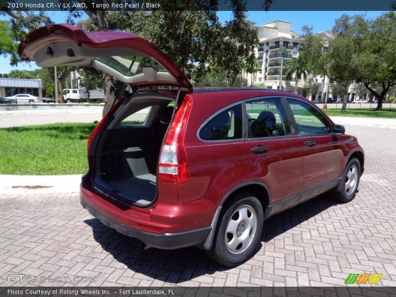 Tango Red Pearl / Black 2010 Honda CR-V LX AWD