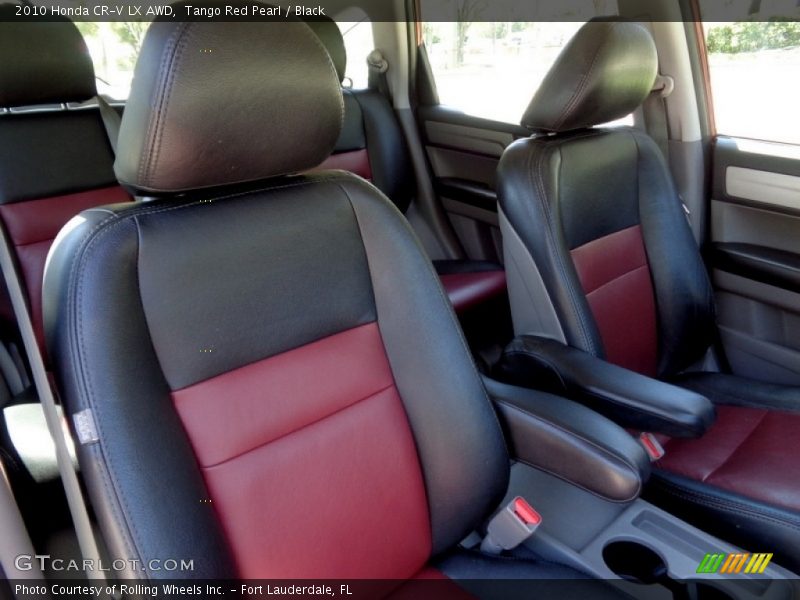 Tango Red Pearl / Black 2010 Honda CR-V LX AWD