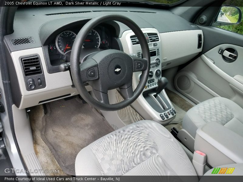 Dark Silver Metallic / Light Gray 2005 Chevrolet Equinox LT AWD