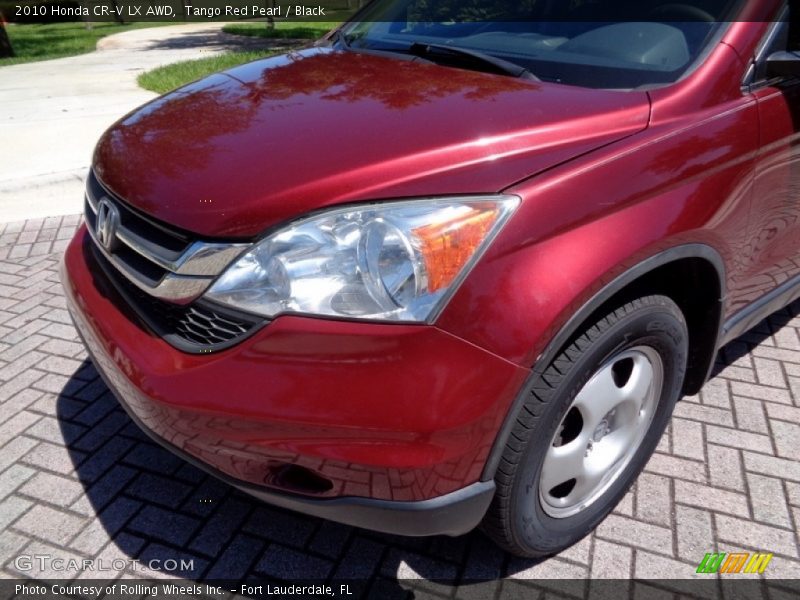 Tango Red Pearl / Black 2010 Honda CR-V LX AWD