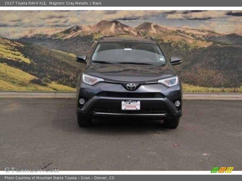 Magnetic Gray Metallic / Black 2017 Toyota RAV4 XLE
