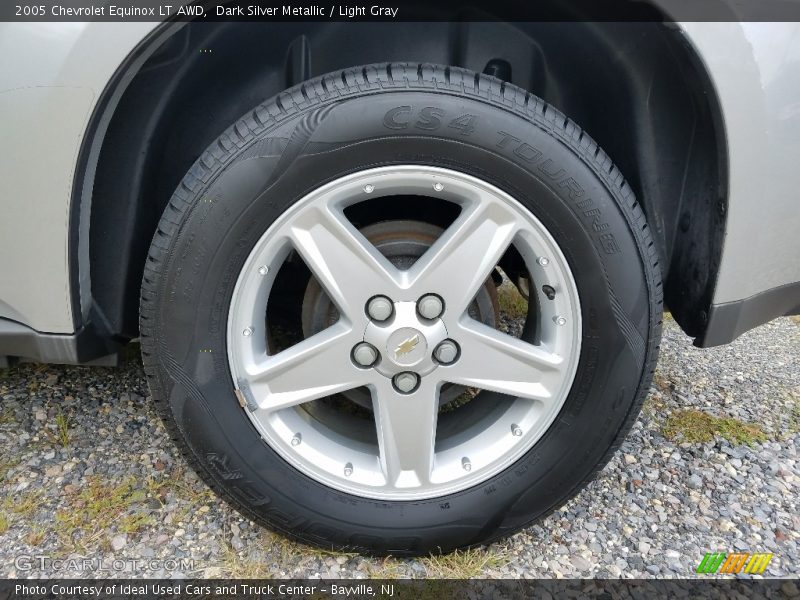 Dark Silver Metallic / Light Gray 2005 Chevrolet Equinox LT AWD
