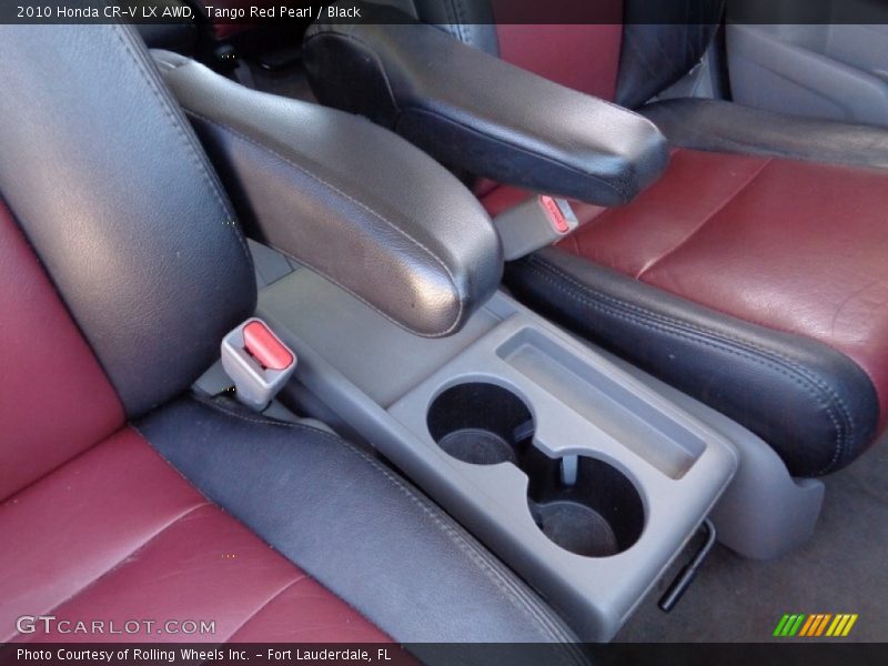 Tango Red Pearl / Black 2010 Honda CR-V LX AWD