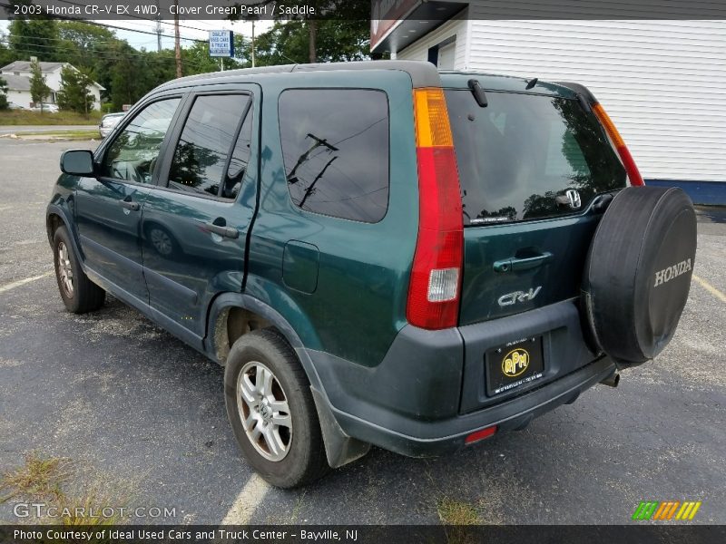 Clover Green Pearl / Saddle 2003 Honda CR-V EX 4WD
