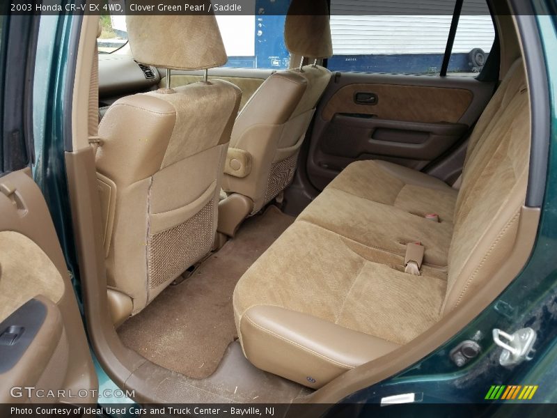 Clover Green Pearl / Saddle 2003 Honda CR-V EX 4WD