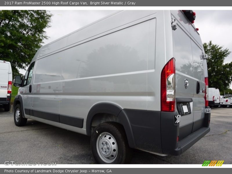 Bright Silver Metallic / Gray 2017 Ram ProMaster 2500 High Roof Cargo Van