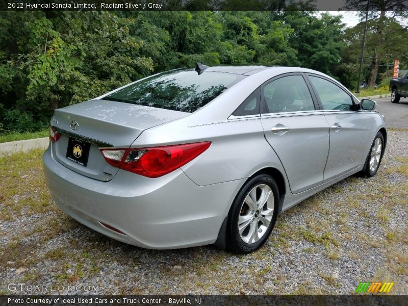 Radiant Silver / Gray 2012 Hyundai Sonata Limited