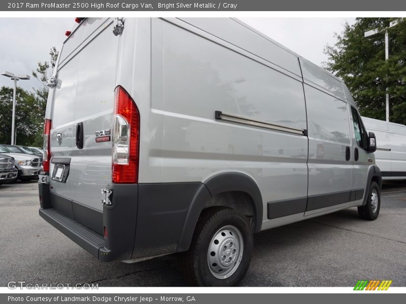 Bright Silver Metallic / Gray 2017 Ram ProMaster 2500 High Roof Cargo Van