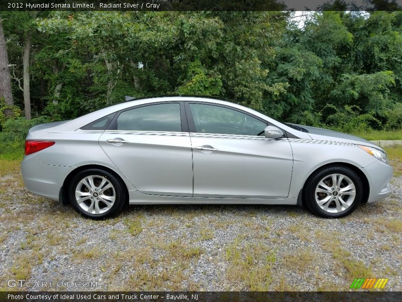 Radiant Silver / Gray 2012 Hyundai Sonata Limited