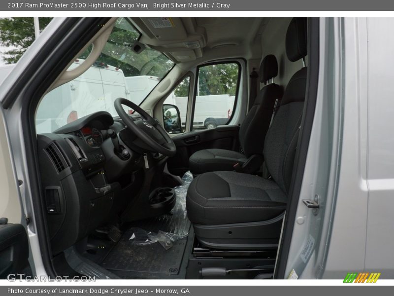 Bright Silver Metallic / Gray 2017 Ram ProMaster 2500 High Roof Cargo Van