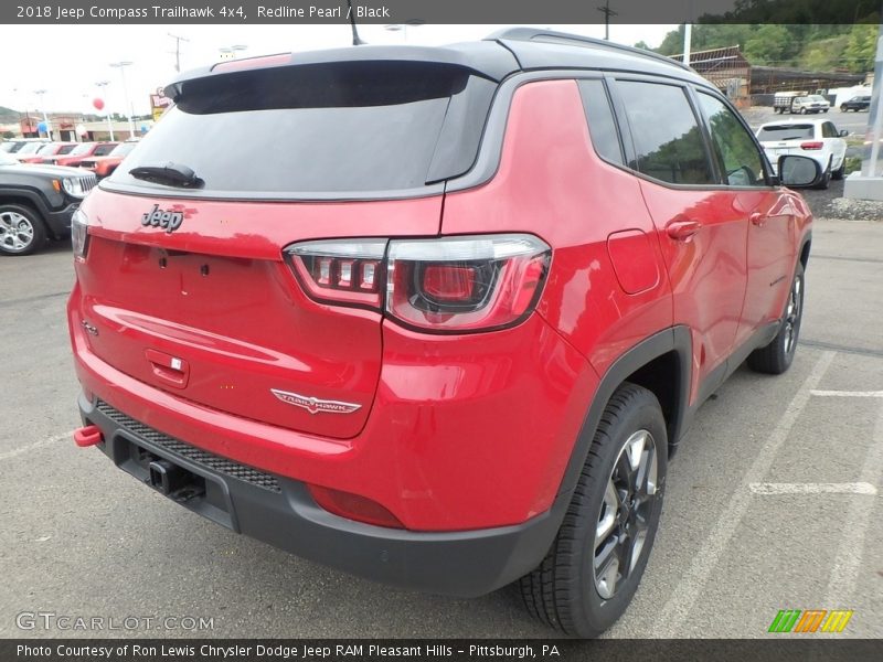 Redline Pearl / Black 2018 Jeep Compass Trailhawk 4x4