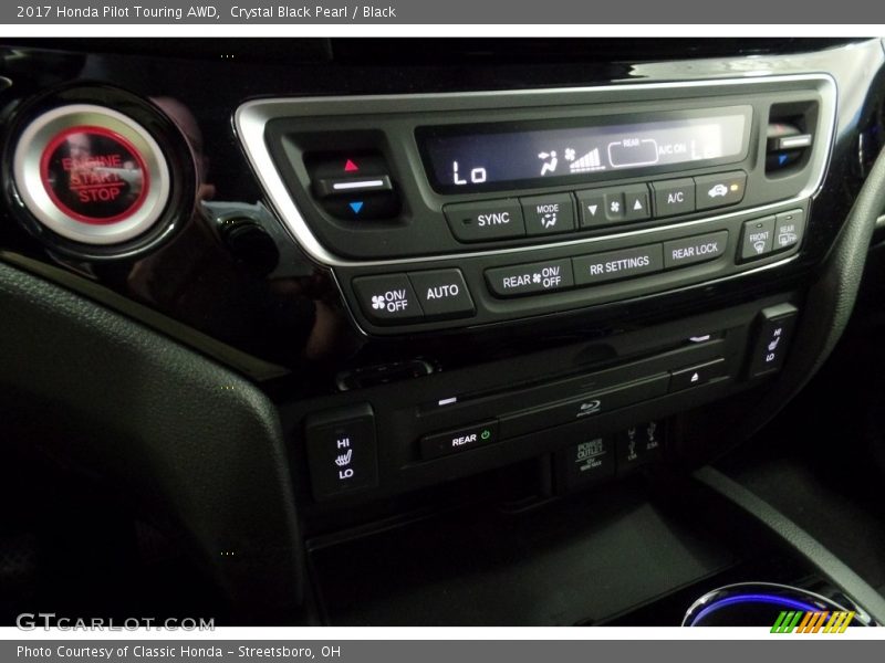 Crystal Black Pearl / Black 2017 Honda Pilot Touring AWD