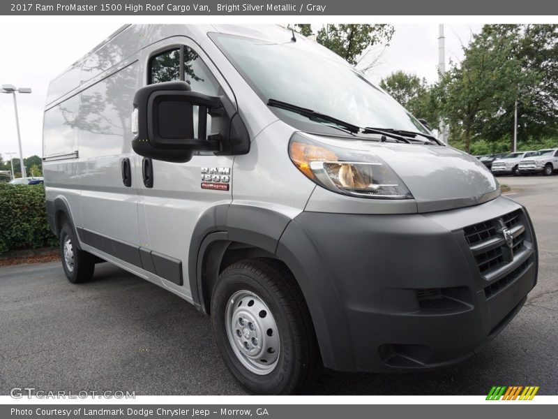 Bright Silver Metallic / Gray 2017 Ram ProMaster 1500 High Roof Cargo Van