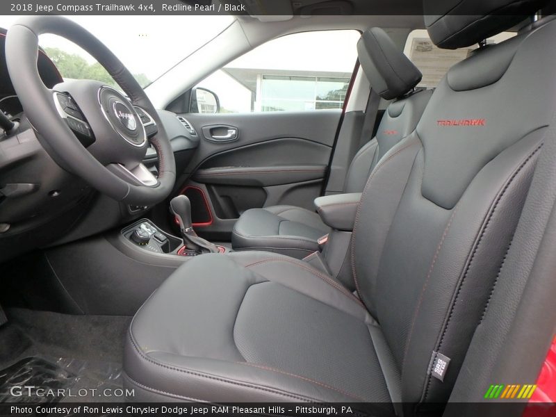 Front Seat of 2018 Compass Trailhawk 4x4