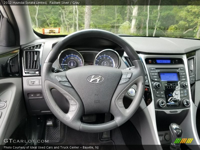 Radiant Silver / Gray 2012 Hyundai Sonata Limited