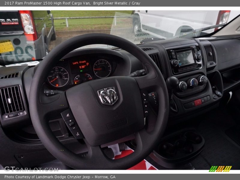 Bright Silver Metallic / Gray 2017 Ram ProMaster 1500 High Roof Cargo Van
