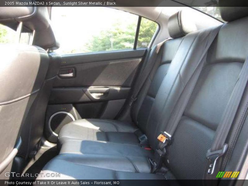 Sunlight Silver Metallic / Black 2005 Mazda MAZDA3 s Sedan