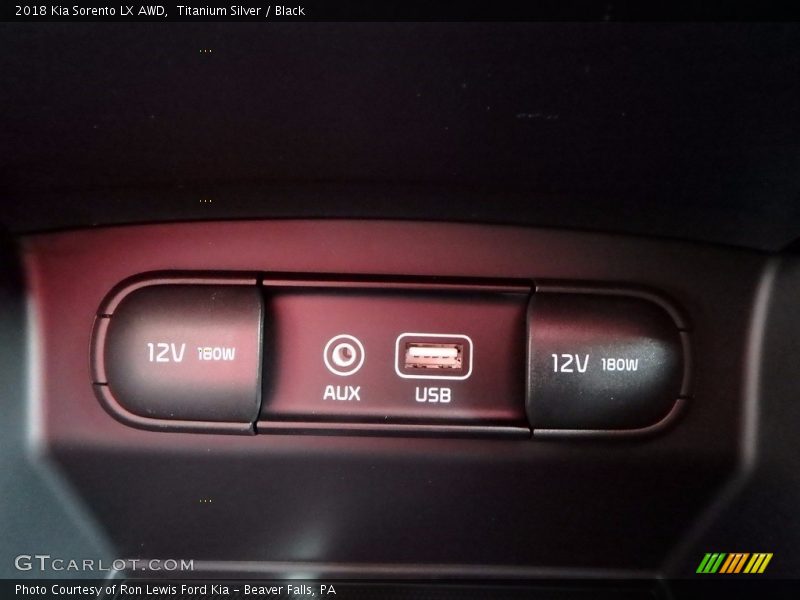 Titanium Silver / Black 2018 Kia Sorento LX AWD