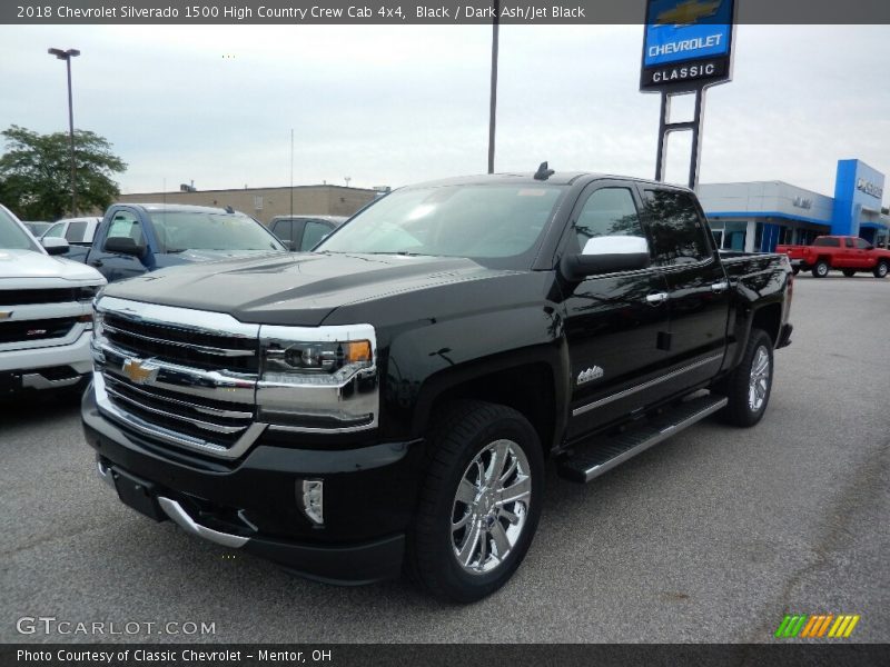 Black / Dark Ash/Jet Black 2018 Chevrolet Silverado 1500 High Country Crew Cab 4x4