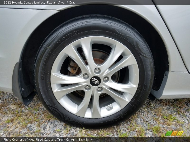 Radiant Silver / Gray 2012 Hyundai Sonata Limited