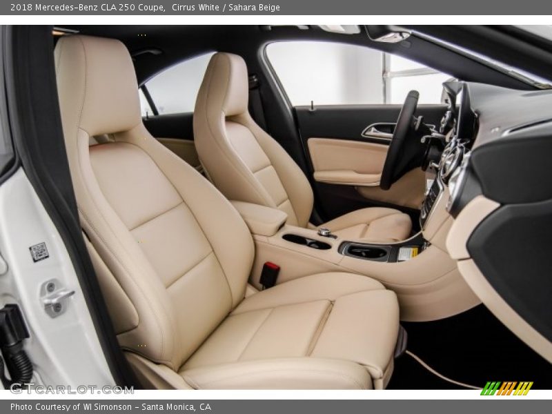 Cirrus White / Sahara Beige 2018 Mercedes-Benz CLA 250 Coupe