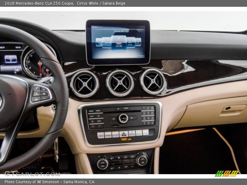 Cirrus White / Sahara Beige 2018 Mercedes-Benz CLA 250 Coupe